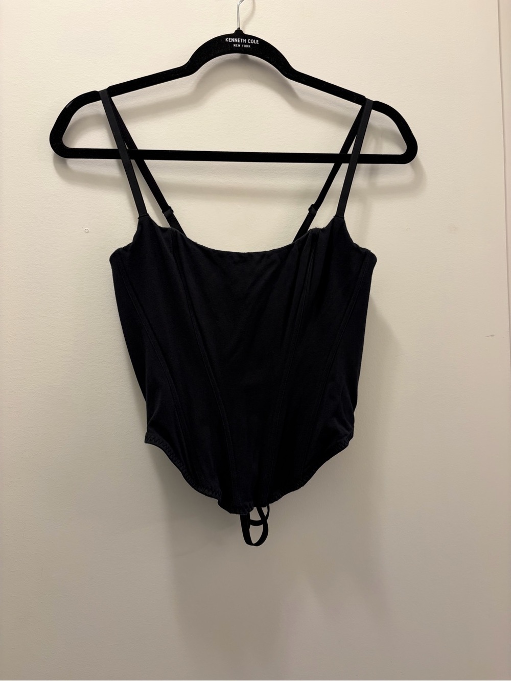 Savage X Fenty Black Double-Strap Bodysuit